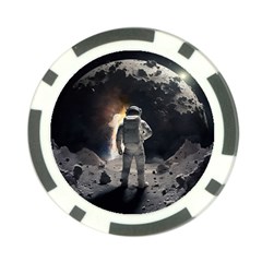 Astronaut Space Walk Poker Chip Card Guard (10 Pack) by danenraven