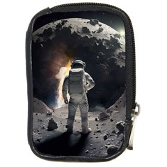 Astronaut Space Walk Compact Camera Leather Case by danenraven