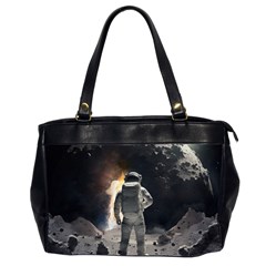 Astronaut Space Walk Oversize Office Handbag (2 Sides) by danenraven