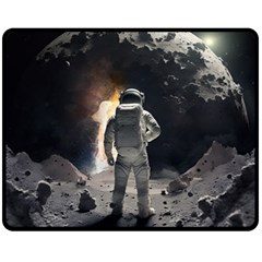 Astronaut Space Walk Fleece Blanket (medium) by danenraven