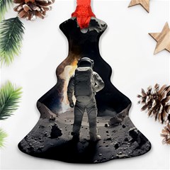 Astronaut Space Walk Christmas Tree Ornament (two Sides) by danenraven