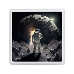 Astronaut Space Walk Memory Card Reader (square) by danenraven