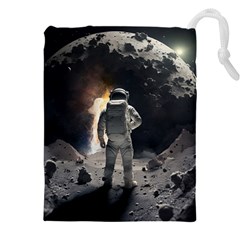 Astronaut Space Walk Drawstring Pouch (5xl) by danenraven