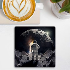 Astronaut Space Walk Uv Print Square Tile Coaster  by danenraven