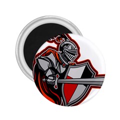 Knight Shield Sword Shield Fictional Character 2 25  Magnets by danenraven