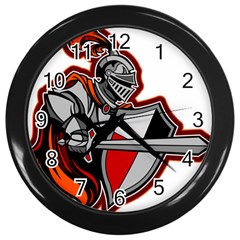 Knight Shield Sword Shield Fictional Character Wall Clock (black) by danenraven