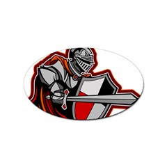 Knight Shield Sword Shield Fictional Character Sticker (oval)