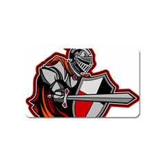 Knight Shield Sword Shield Fictional Character Magnet (name Card) by danenraven