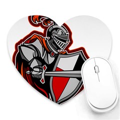 Knight Shield Sword Shield Fictional Character Heart Mousepad by danenraven