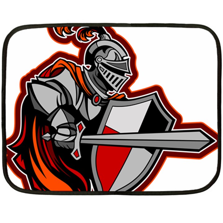 Knight Shield Sword Shield Fictional Character Fleece Blanket (Mini)