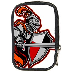 Knight Shield Sword Shield Fictional Character Compact Camera Leather Case by danenraven