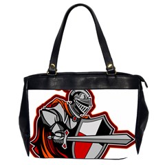 Knight Shield Sword Shield Fictional Character Oversize Office Handbag (2 Sides) by danenraven