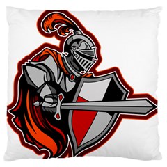 Knight Shield Sword Shield Fictional Character Standard Premium Plush Fleece Cushion Case (one Side) by danenraven