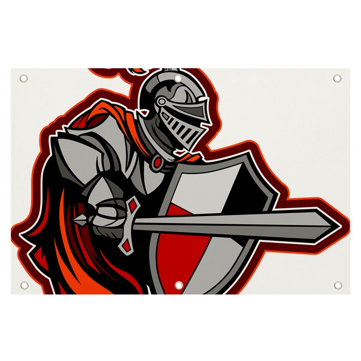 Knight Shield Sword Shield Fictional Character Banner and Sign 6  x 4 