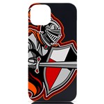 Knight Shield Sword Shield Fictional Character iPhone 14 Plus Black UV Print Case Front