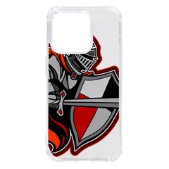 Knight Shield Sword Shield Fictional Character Iphone 14 Pro Tpu Uv Print Case by danenraven