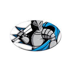 Sword Knight Fictional Character Legionary Warrior Sticker (oval)