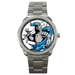 Sword Knight Fictional Character Legionary Warrior Sport Metal Watch by danenraven