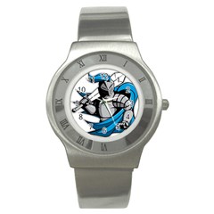 Sword Knight Fictional Character Legionary Warrior Stainless Steel Watch by danenraven