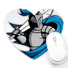 Sword Knight Fictional Character Legionary Warrior Heart Mousepad by danenraven