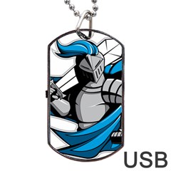 Sword Knight Fictional Character Legionary Warrior Dog Tag Usb Flash (one Side) by danenraven