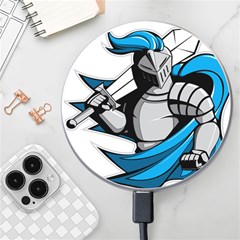 Sword Knight Fictional Character Legionary Warrior Wireless Fast Charger(white) by danenraven