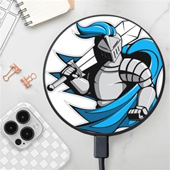 Sword Knight Fictional Character Legionary Warrior Wireless Fast Charger(black) by danenraven