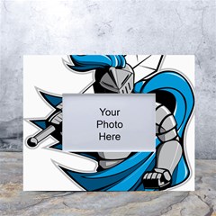 Sword Knight Fictional Character Legionary Warrior White Tabletop Photo Frame 4 x6  by danenraven