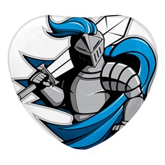 Sword Knight Fictional Character Legionary Warrior Heart Glass Fridge Magnet (4 Pack) by danenraven