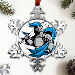 Sword Knight Fictional Character Legionary Warrior Metal Small Snowflake Ornament