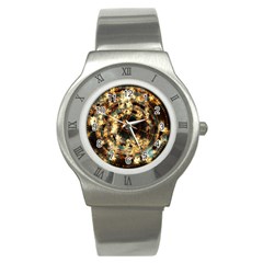 Science Fiction Background Fantasy Stainless Steel Watch by danenraven