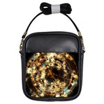 Science Fiction Background Fantasy Girls Sling Bag Front