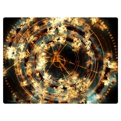 Science Fiction Background Fantasy Premium Plush Fleece Blanket (extra Small)