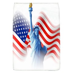 Statue Of Liberty And Usa Flag Art Removable Flap Cover (l) by danenraven