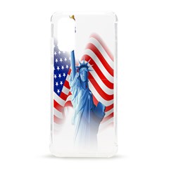 Statue Of Liberty And Usa Flag Art Samsung Galaxy S20 6 2 Inch Tpu Uv Case by danenraven