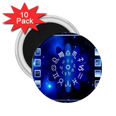 Astrology Horoscopes Constellation 2 25  Magnets (10 Pack)  by danenraven