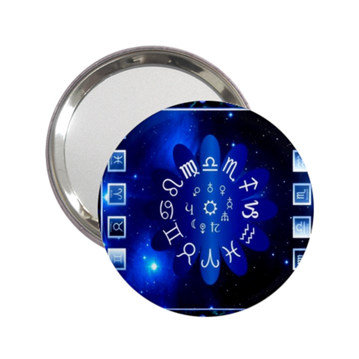 Astrology Horoscopes Constellation 2.25  Handbag Mirrors