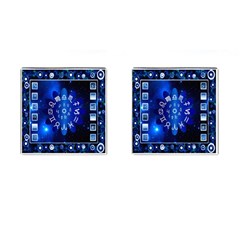 Astrology Horoscopes Constellation Cufflinks (square) by danenraven