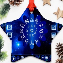 Astrology Horoscopes Constellation Star Ornament (two Sides) by danenraven