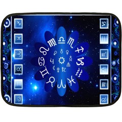 Astrology Horoscopes Constellation Fleece Blanket (mini) by danenraven