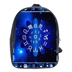 Astrology Horoscopes Constellation School Bag (xl) by danenraven