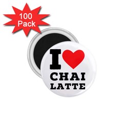 I Love Chai Latte 1 75  Magnets (100 Pack)  by ilovewhateva