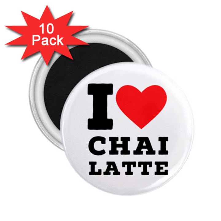 I love chai latte 2.25  Magnets (10 pack) 