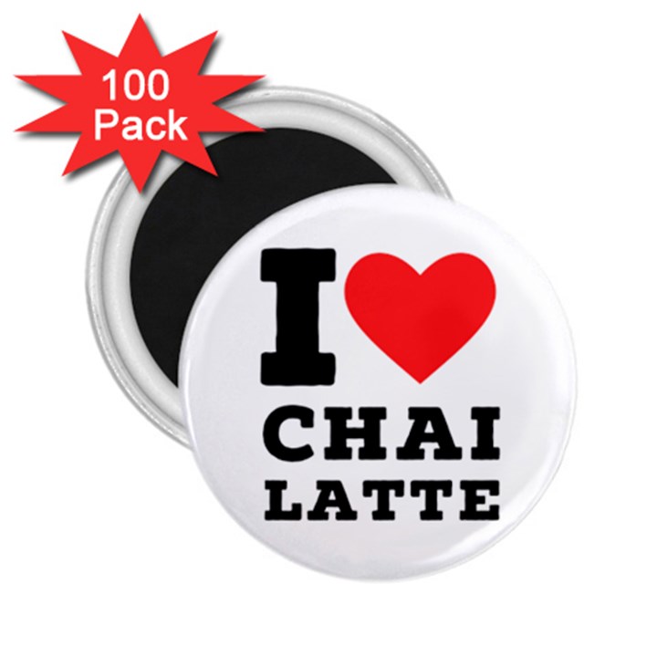 I love chai latte 2.25  Magnets (100 pack) 