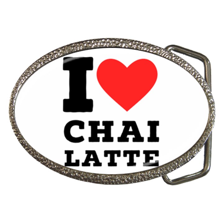 I love chai latte Belt Buckles