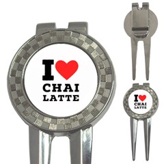 I Love Chai Latte 3-in-1 Golf Divots by ilovewhateva