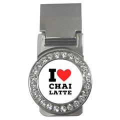 I Love Chai Latte Money Clips (cz)  by ilovewhateva