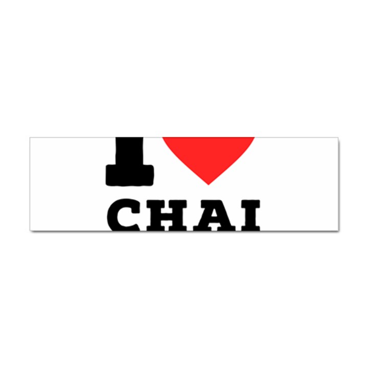 I love chai latte Sticker (Bumper)