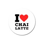 I love chai latte Magnet 3  (Round) Front