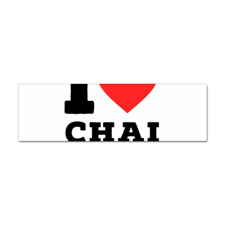 I love chai latte Sticker Bumper (100 pack)